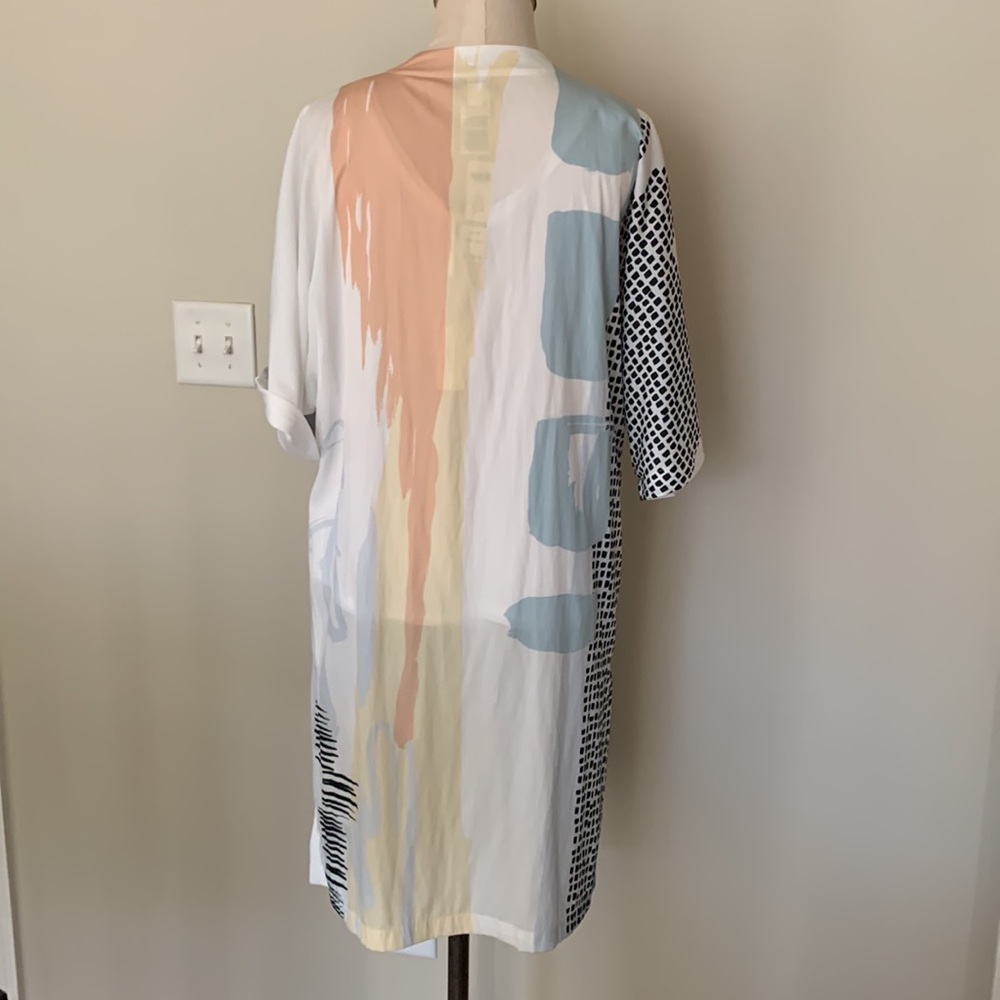 Chico’s Abstract kimono duster - Picture 5 of 11